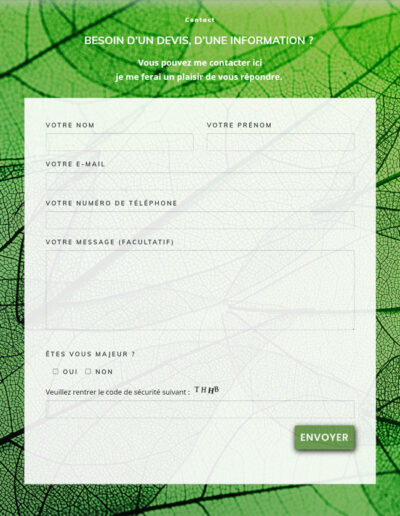 formulaire de contact